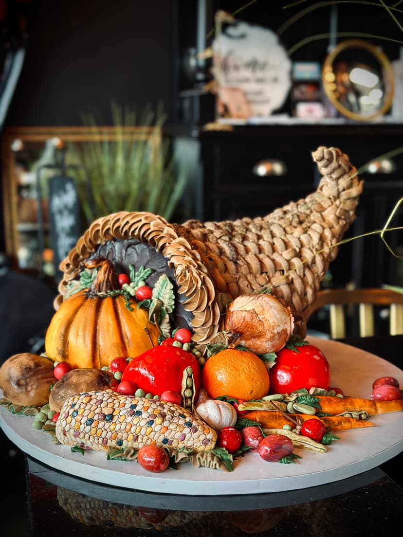 Thanksgiving but cake 