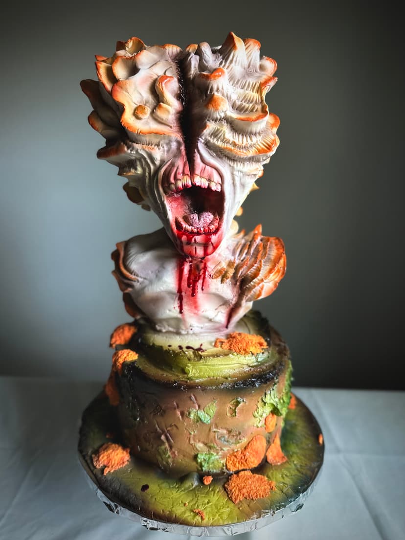 A zombie bust 